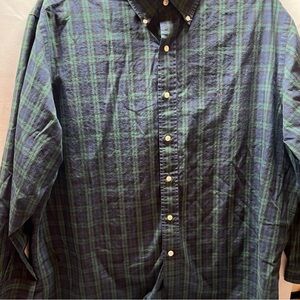 Ralph Lauren Yarmouth 100% Cotton Plaid Button-Down Shirt